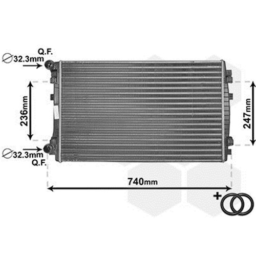 Van wezel motorkühler für - van,