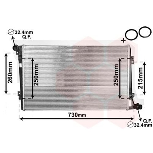 Van wezel wasserkühler für - van,