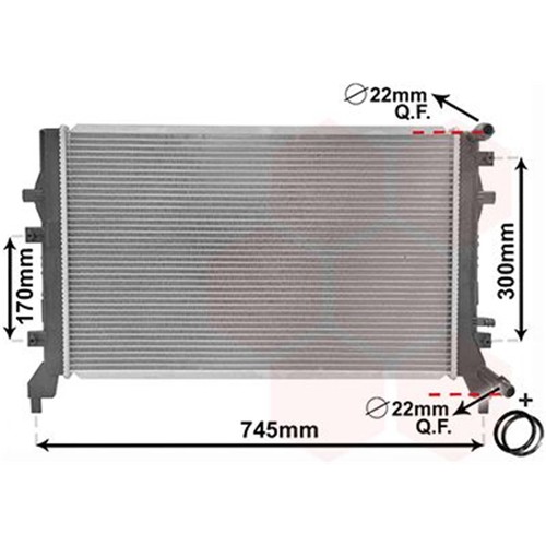 Van wezel motorkühler für - van,