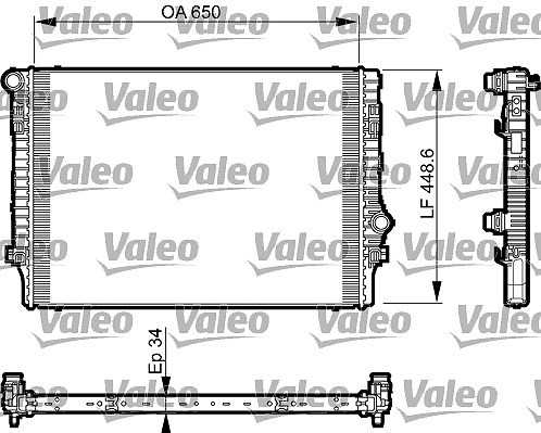Valeo kühler motorkühlung - valeo, kühler,